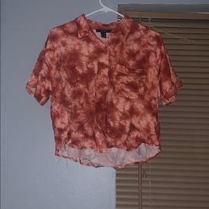 Tie dye button up